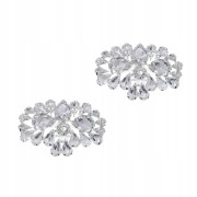 KLIPSY do butów Szpilek cyrkonie kryształki Ślub