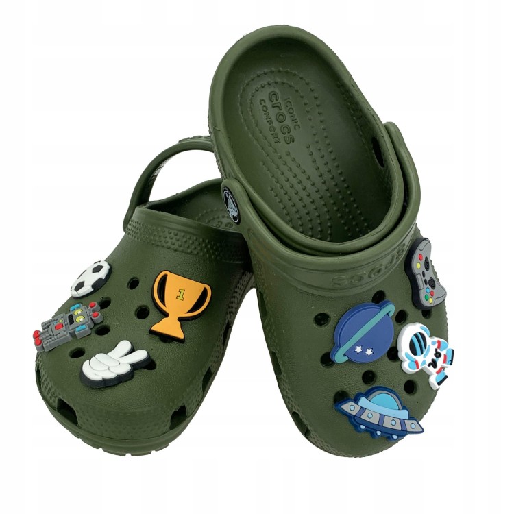 ZESTAW Przypinki do Crocs 8 szt dodatki Chłopięce