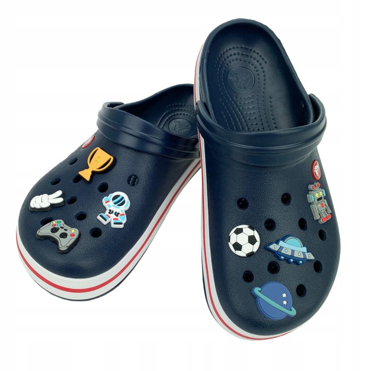 ZESTAW Przypinki do Crocs 8 szt dodatki Chłopięce