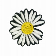 Naszywka TERMO Naprasowanka Stokrotka Kwiatek haft