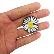 Naszywka TERMO Naprasowanka Stokrotka Kwiatek haft