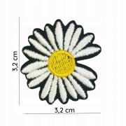 Naszywka TERMO Naprasowanka Stokrotka Kwiatek haft