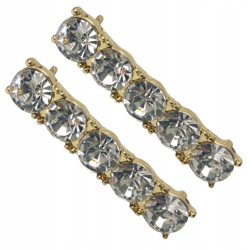 OZDOBY 2 szt do butów Sznurówek Spinki cyrkonie