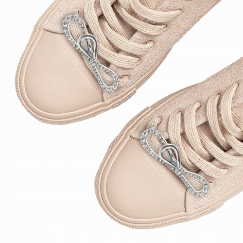 OZDOBY 2 szt do butów Sznurówek Spinki Kokardka