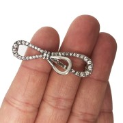 OZDOBY 2 szt do butów Sznurówek Spinki Kokardka