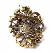 PINETS broszka kolorowe cyrkonie Ozdoba duża