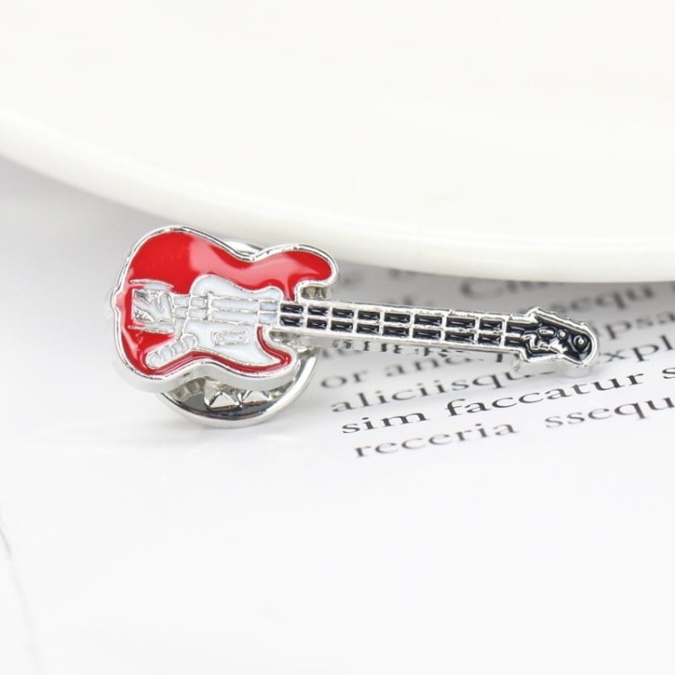 PINETS przypinka Instrument Gitara bas elektryczna