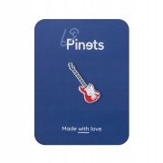PINETS przypinka Instrument Gitara bas elektryczna