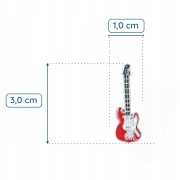 PINETS przypinka Instrument Gitara bas elektryczna