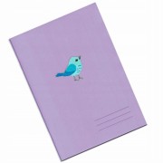 NAKLEJKA Haftowany Ptaszek niebieska DIY Naszywka