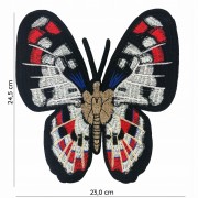 NASZYWKA haftowana duży Motylek 25 cm kolorowy