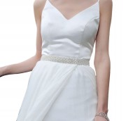 PASEK do sukienki tuniki Cyrkonie ślub wesele