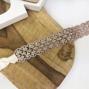 PASEK do sukienki tuniki Cyrkonie ślub wesele