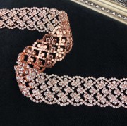 PASEK do sukienki tuniki Cyrkonie ślub wesele