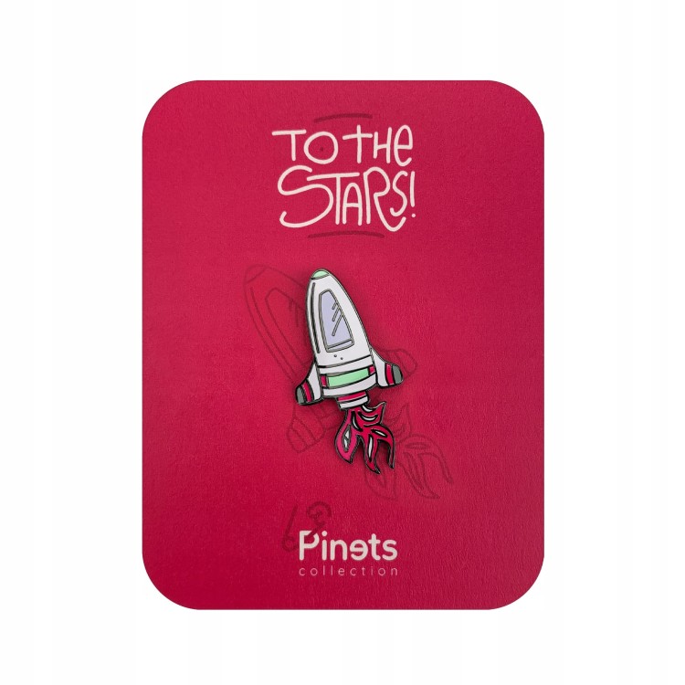 PINETS wpinka kolekcjonerska To The Stars ROCKET