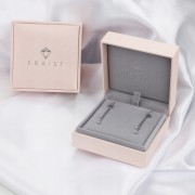 Fraise kolczyki Star srebrne S925 wiszące gwiazdki