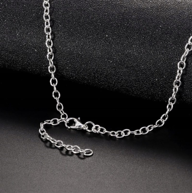 Zestaw srebrny kolia z cyrkoniami kolczyki