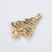 PINETS Broszka świąteczna kolorowa choinka gwiazda