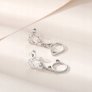 Fraise kolczyki Kotki łapki srebrne S925 wiszące