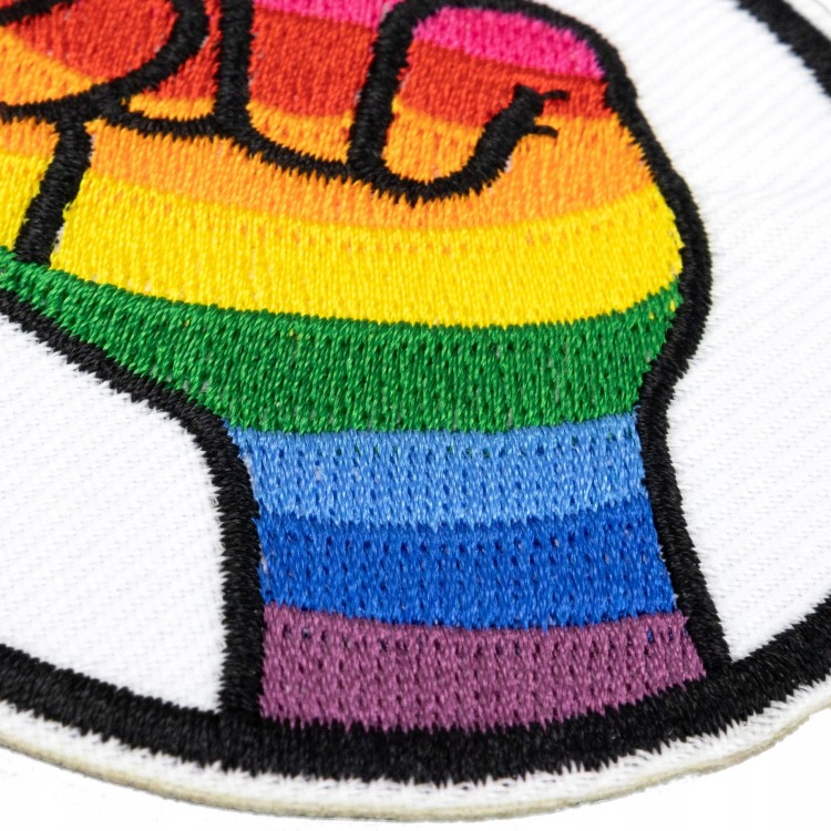 NAPRASOWANKA Termo Naszywka Ręka miłość tęcza Love
