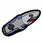 NAPRASOWANKA Termo Naszywka Rekin Pocisk Nabój