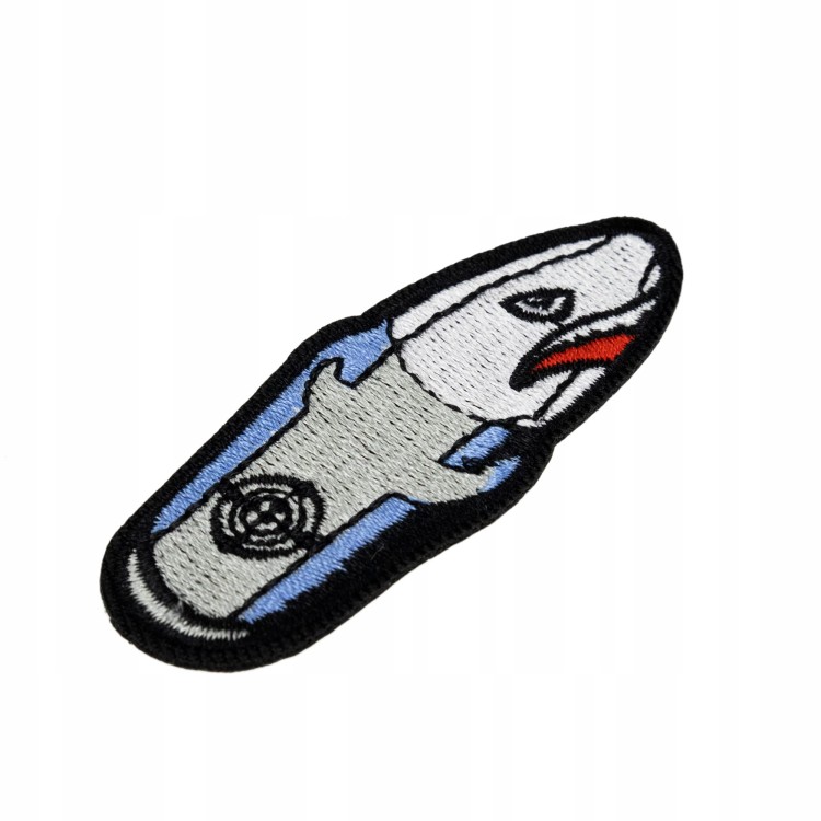 NAPRASOWANKA Termo Naszywka Rekin Pocisk Nabój