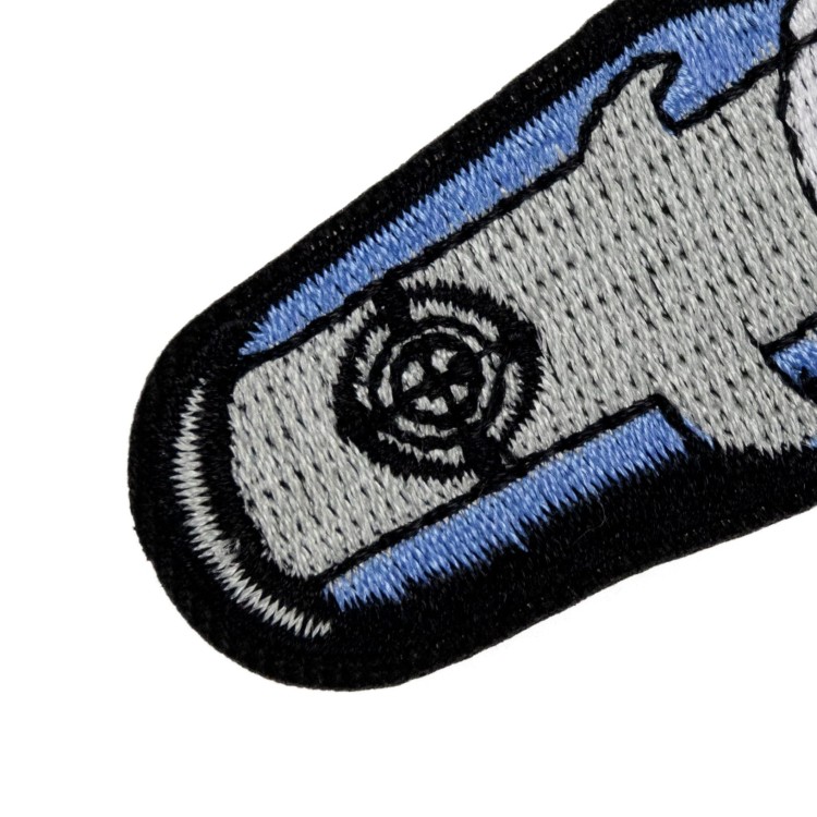 NAPRASOWANKA Termo Naszywka Rekin Pocisk Nabój