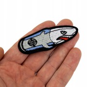 NAPRASOWANKA Termo Naszywka Rekin Pocisk Nabój