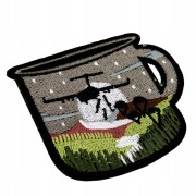 NAPRASOWANKA Termo Naszywka Kubek Samolot desant