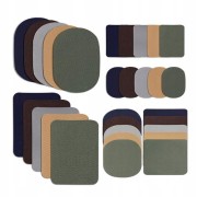 30 sztuk DUŻY ZESTAW kolorowe łatki TERMO ŁATA