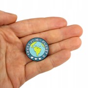 PINETS Przypinka ekologiczna Ziemia planeta serce