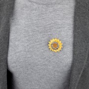 PINETS Słonecznik ZAWIESZKA broszka na prezent