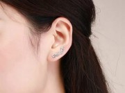 Fraise komplet srebrnej biżuterii Łapki Ślady S925