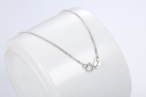 Fraise łańcuszek srebrny S925 Pancerka 45 cm