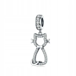 Fraise Charms srebro S925 kotek z cyrkoniami