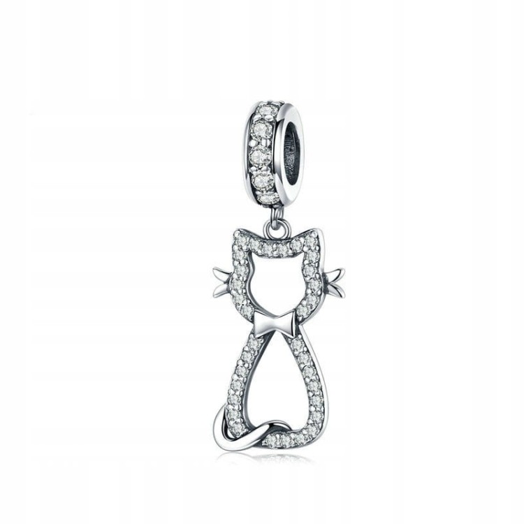 Fraise Charms srebro S925 kotek z cyrkoniami