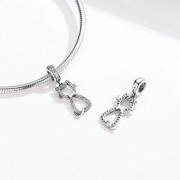 Fraise Charms srebro S925 kotek z cyrkoniami