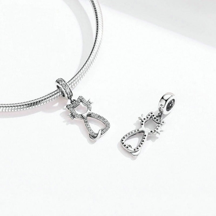 Fraise Charms srebro S925 kotek z cyrkoniami