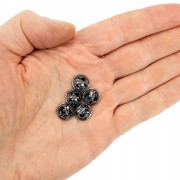 PINETS Zapinka do przypinki czarna Motylek 5 szt.