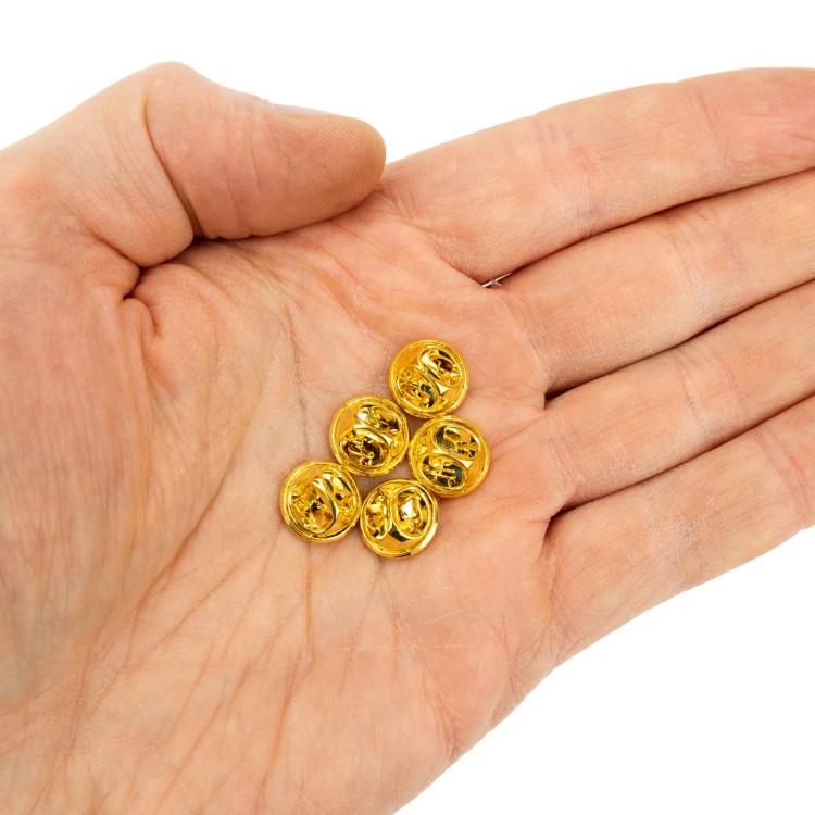 PINETS Zapinka do przypinki złota Motylek 5 szt.