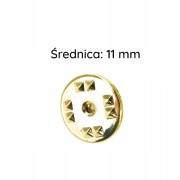 PINETS Zapinka do przypinki złota Motylek 5 szt.