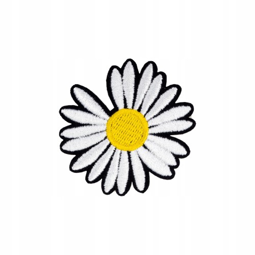 NAPRASOWANKA Termo Naszywka Stokrotka kwiatek