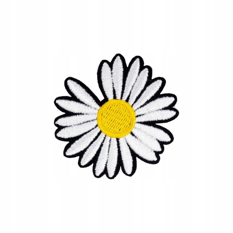 NAPRASOWANKA Termo Naszywka Stokrotka kwiatek