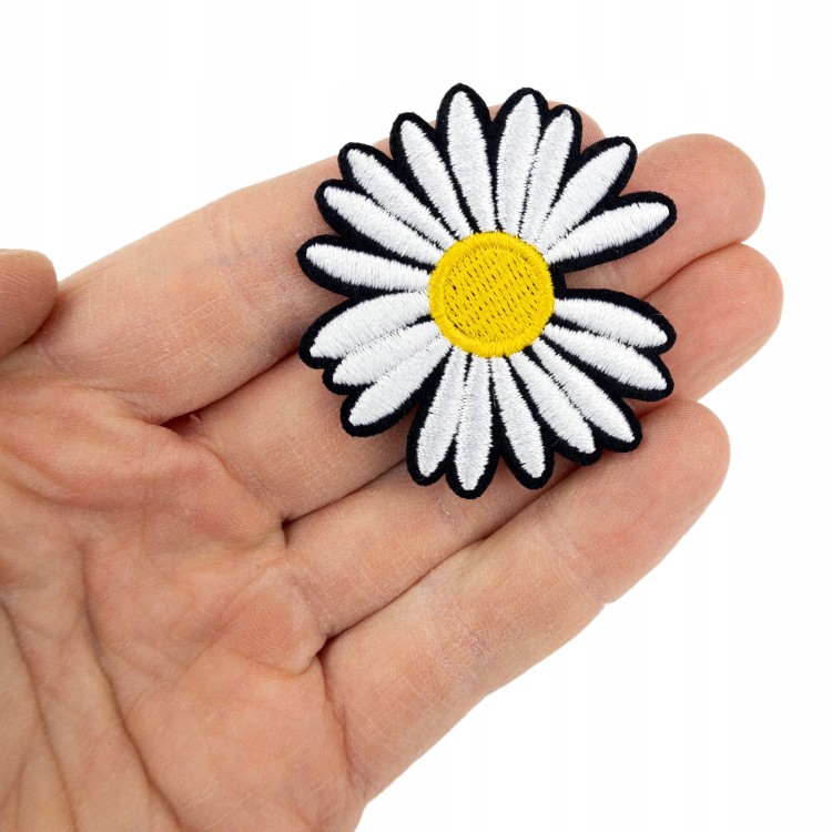 NAPRASOWANKA Termo Naszywka Stokrotka kwiatek
