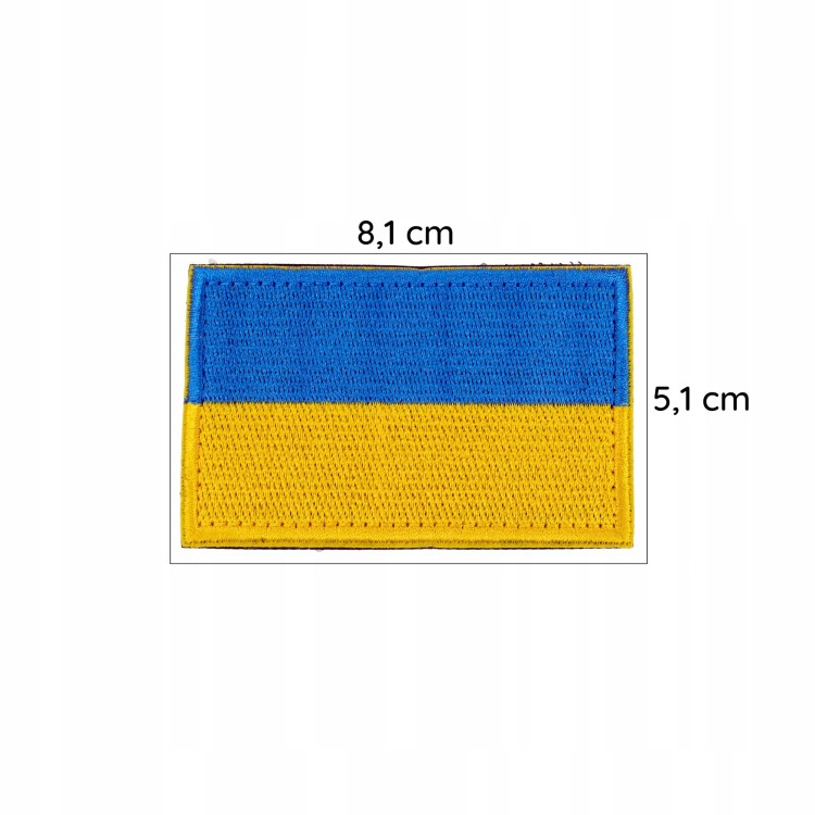 Naszywka na rzep Flaga Ukrainy Morale Patch