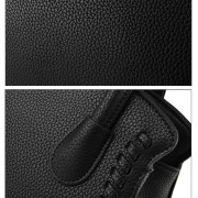 Torebka czarna ekoskóra kuferek z brelokiem