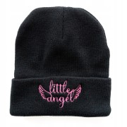 Little Angel Czapka zimowa czarna Beanie