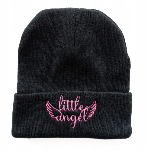 Little Angel Czapka zimowa czarna Beanie