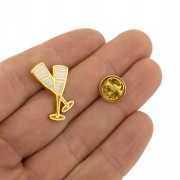 PINETS przypinka ślubna Kieliszki impreza ślub