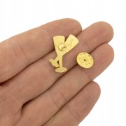 PINETS przypinka ślubna Kieliszki impreza ślub